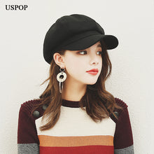 Load image into Gallery viewer, wool beret style retro for Women